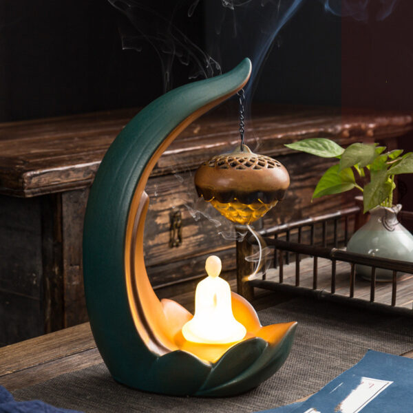 Ceramic Creative Backflow Aroma Diffuser Decoration - Image 3