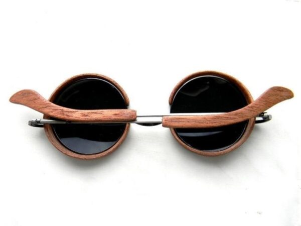 Vintage UV Protection Round Comfort Sunglasses - Image 3