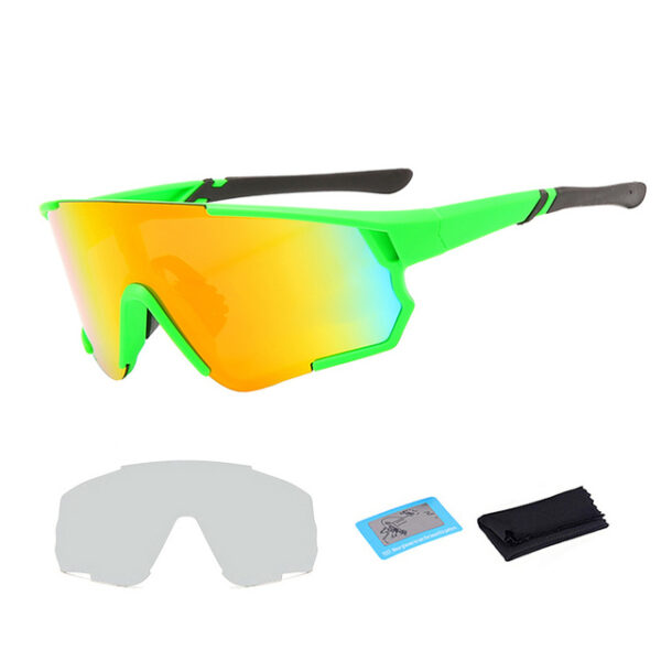 Unisex Polarized Photochromic Bicycle Sunglasses - Image 7