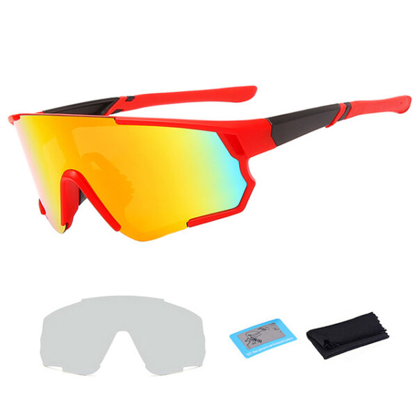 Unisex Polarized Photochromic Bicycle Sunglasses - Image 4