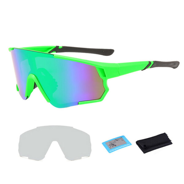 Unisex Polarized Photochromic Bicycle Sunglasses - Image 3