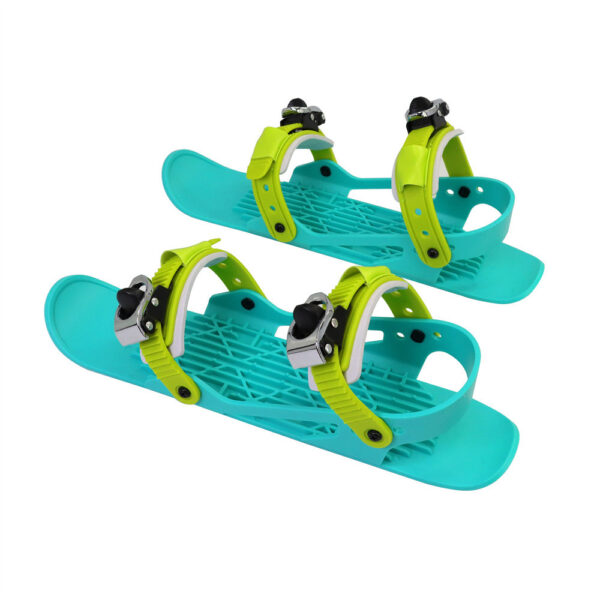 Mini Ski Skates Portable Short Skiboard Adjustable Skates Shoes For Snow - Image 7