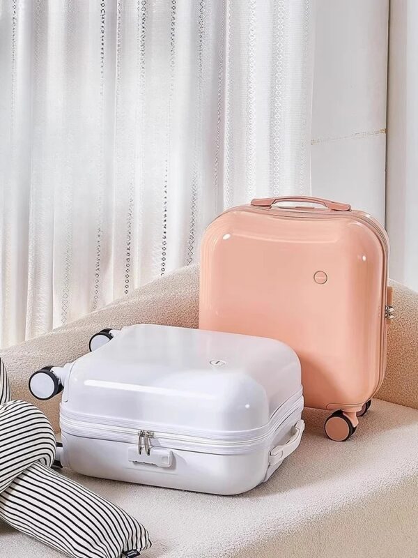 Mini Cute Suitcase Ladies Small Lightweight Luggage Boardable Trolley Case Universal Silent Wheel Suitcase For Children - Image 3