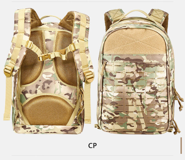 Outdoor Hiking Backpack Camouflage Army Fan Tactical Riding Bag - Image 8